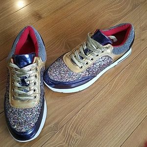 Madden Girl sparkly sneakers